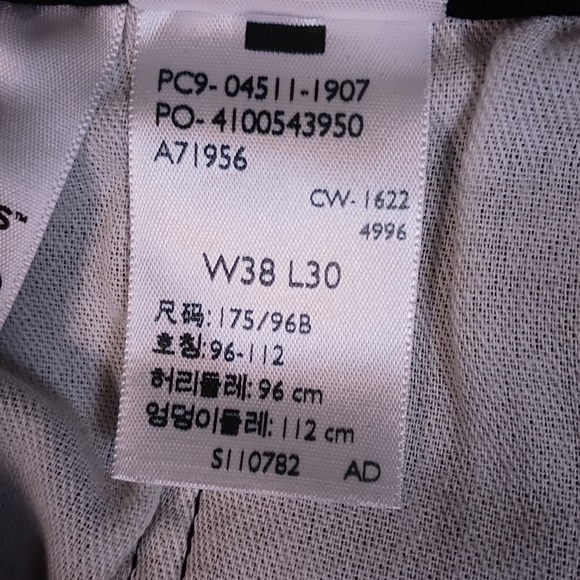 Levis 511 Slim Fit Jeans Mens 38x30 Black Denim Pants Stretch - Picture 15 of 16